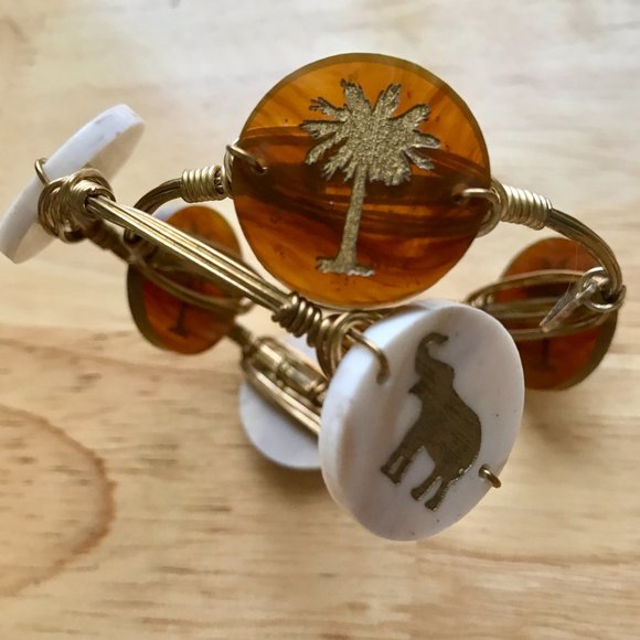 Bourbon and Bowties Jewelry - Bourbon & Bowties / Moon And Lola Tortoise Palm & Elephant Bangle Bracelets 🌴🐘